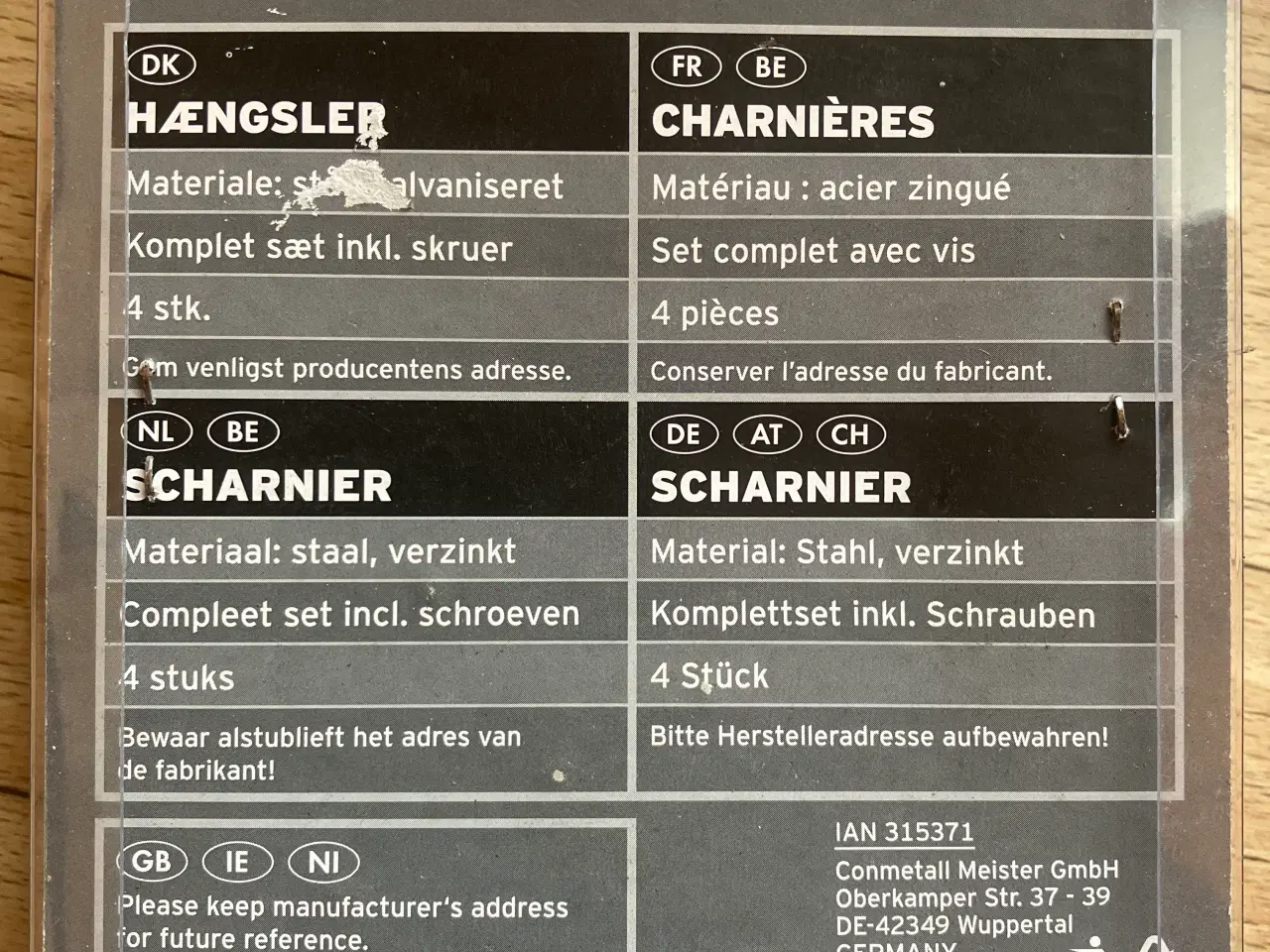 Billede 2 - Hængsler