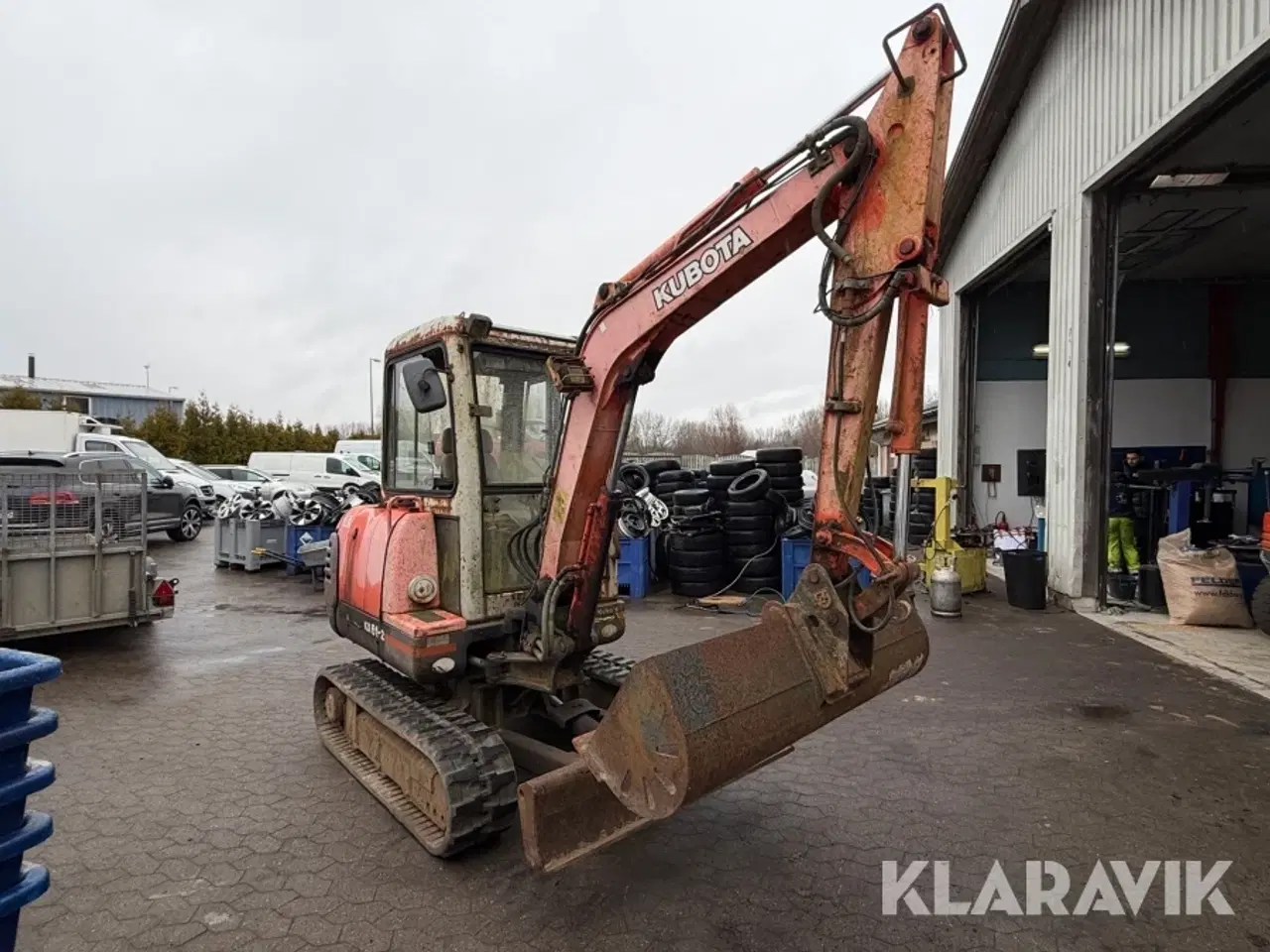 Billede 3 - Minigraver Kubota KX61-2 - 2.5 tons