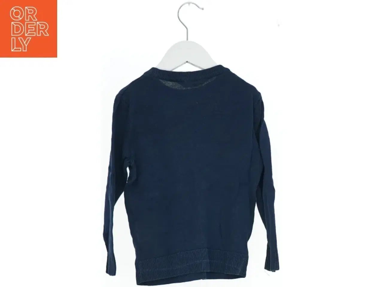 Billede 2 - Langærmet mørkeblå trøje fra H&M (str. 104)