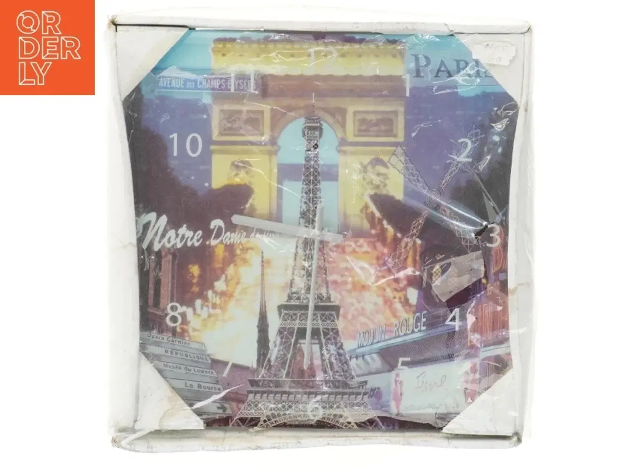 Billede 1 - Paris vægur (str. 36x36 cm)