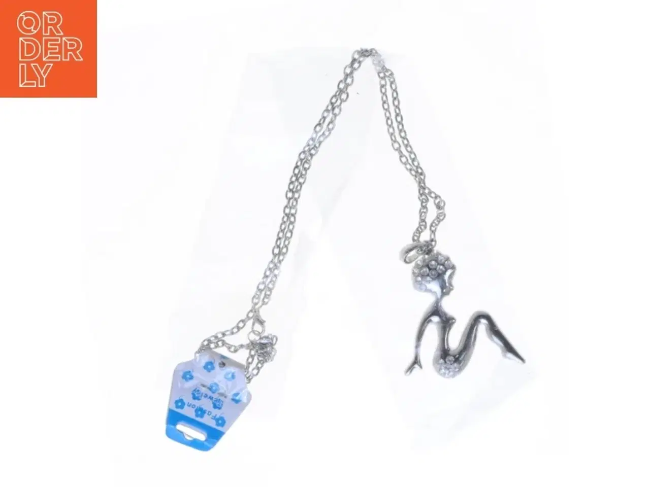 Billede 1 - Sølv halskæde med figur vedhæng fra Fashion Jewelry (str. 60 cm)