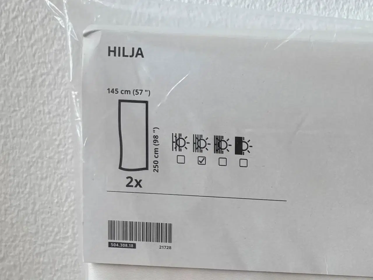 Billede 4 - IKEA HILJA Gardiner, 145x250 cm et par inkluderet