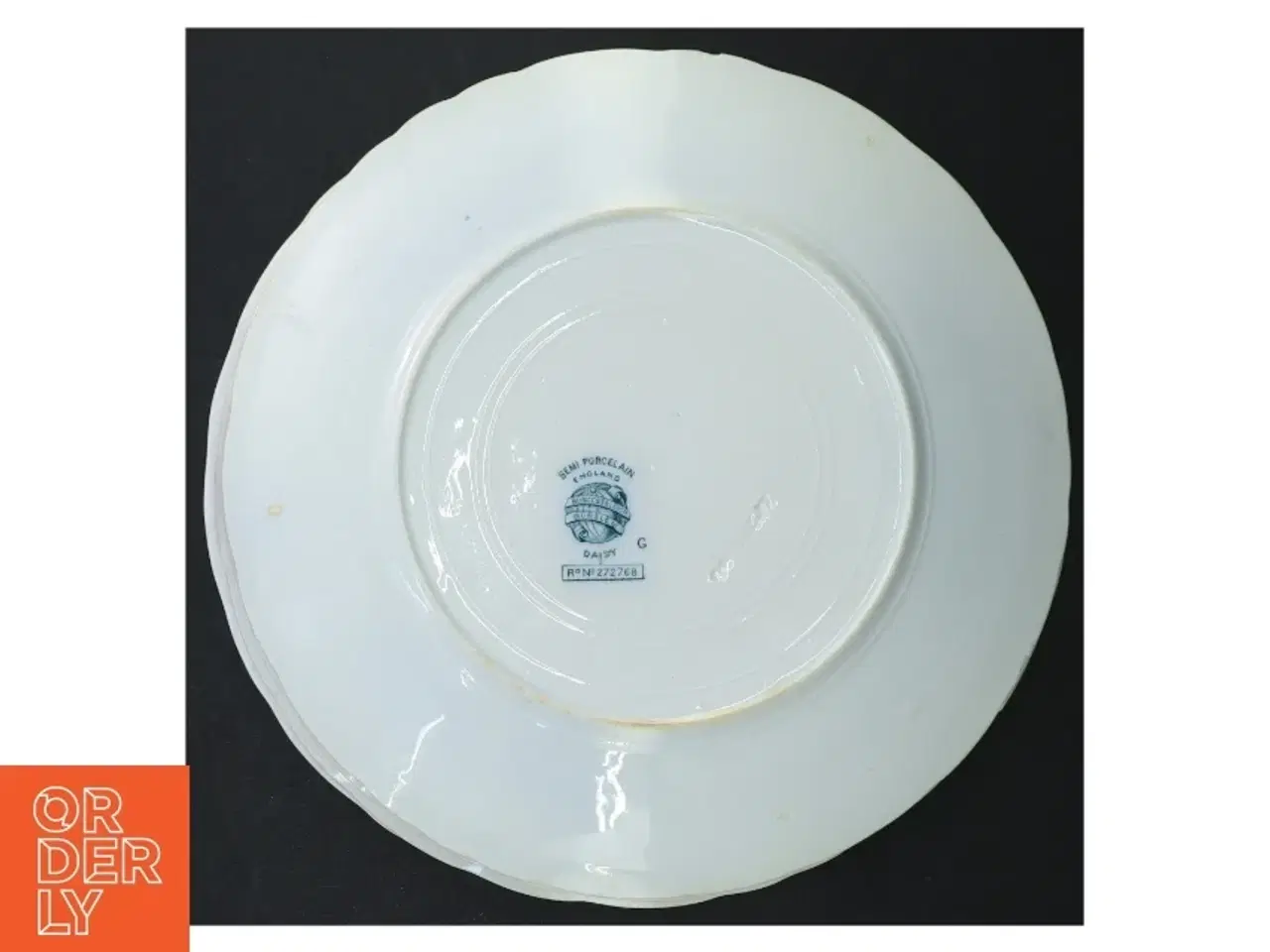 Billede 2 - Blå og hvid porcelænstallerkener (str. Ø. 22,5 cm)