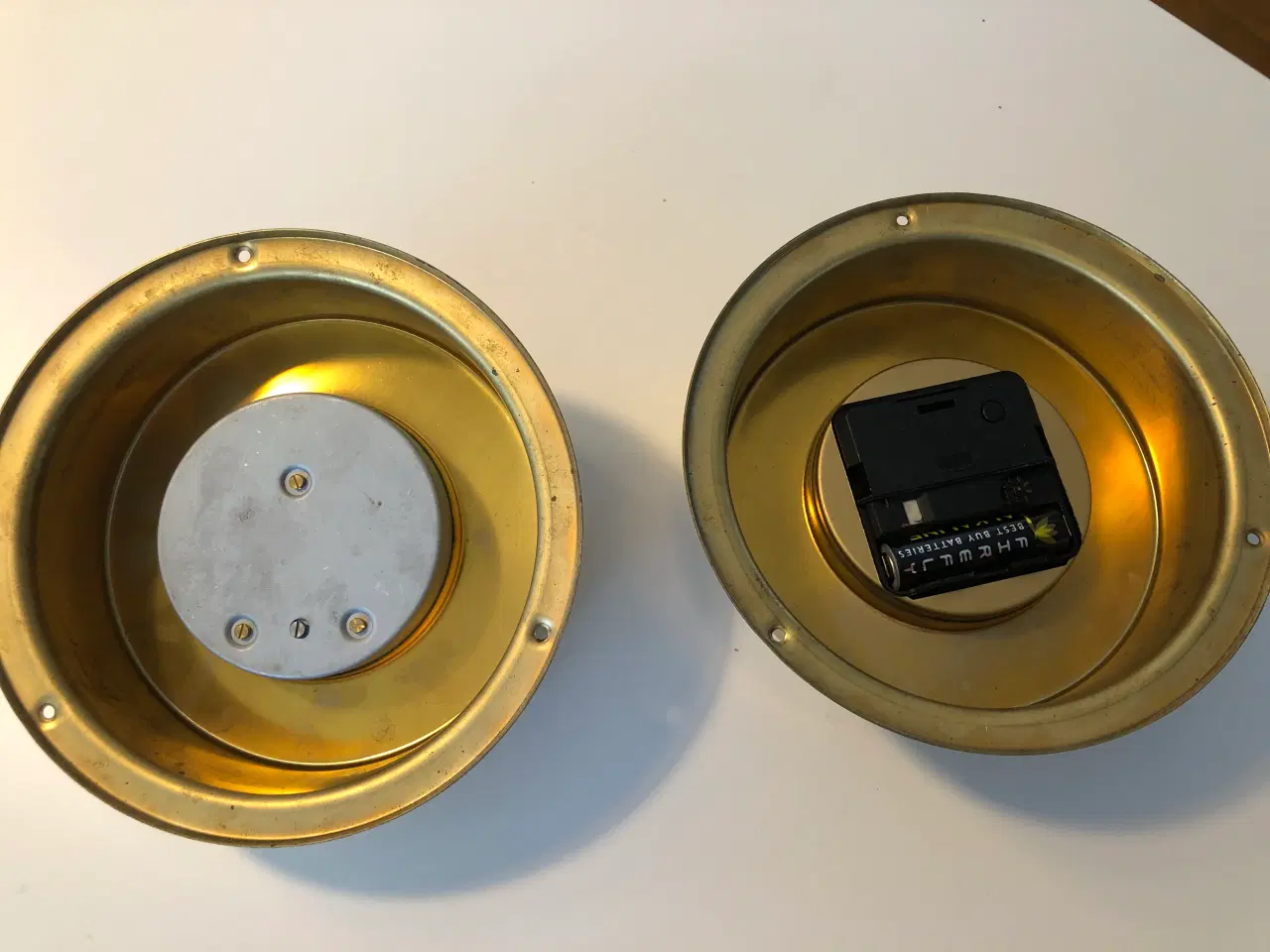 Billede 9 - Skibsur og barometer/termometer i messing