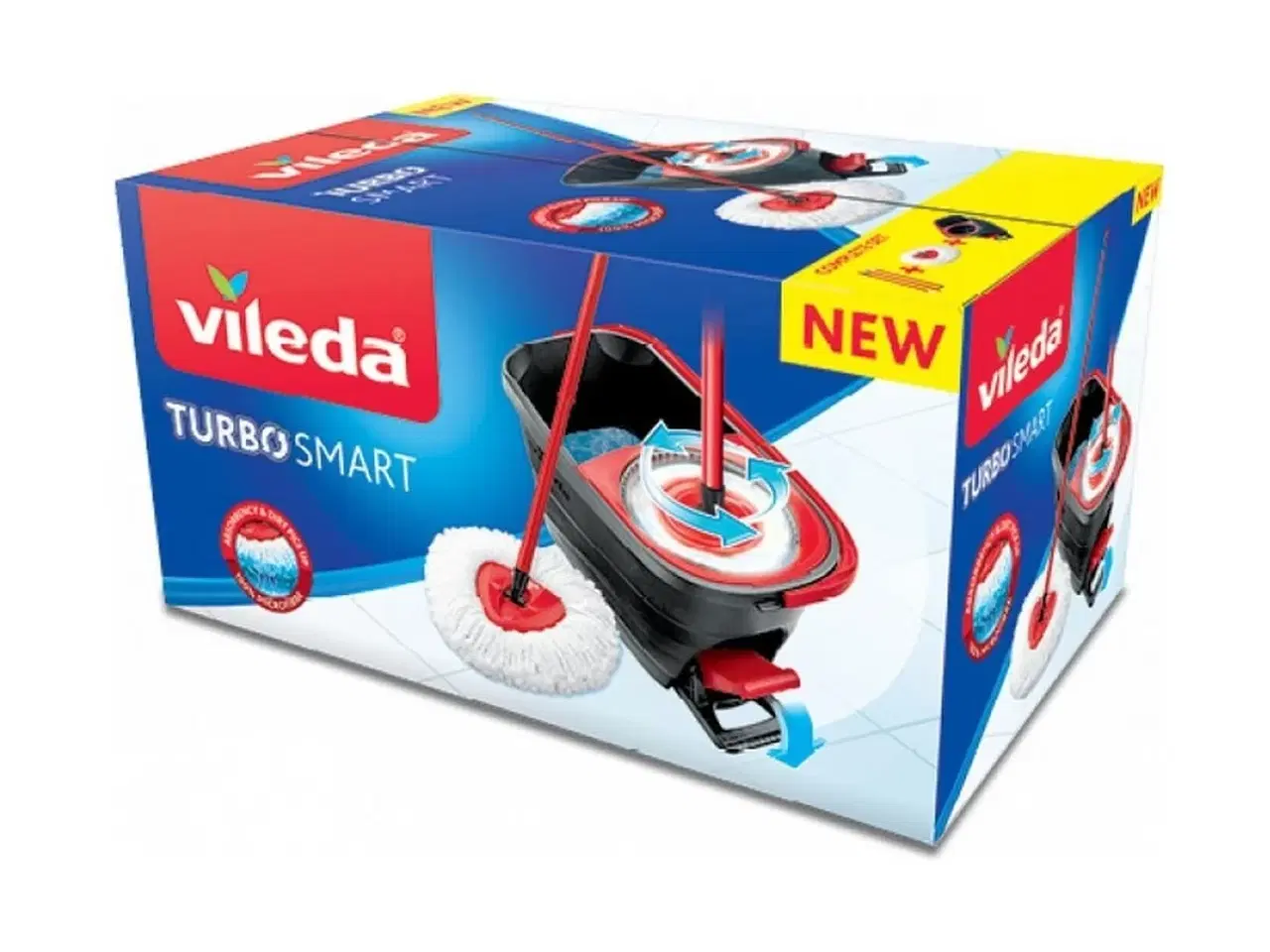 Billede 3 - Gulvmoppe med spand Vileda Turbo Smart