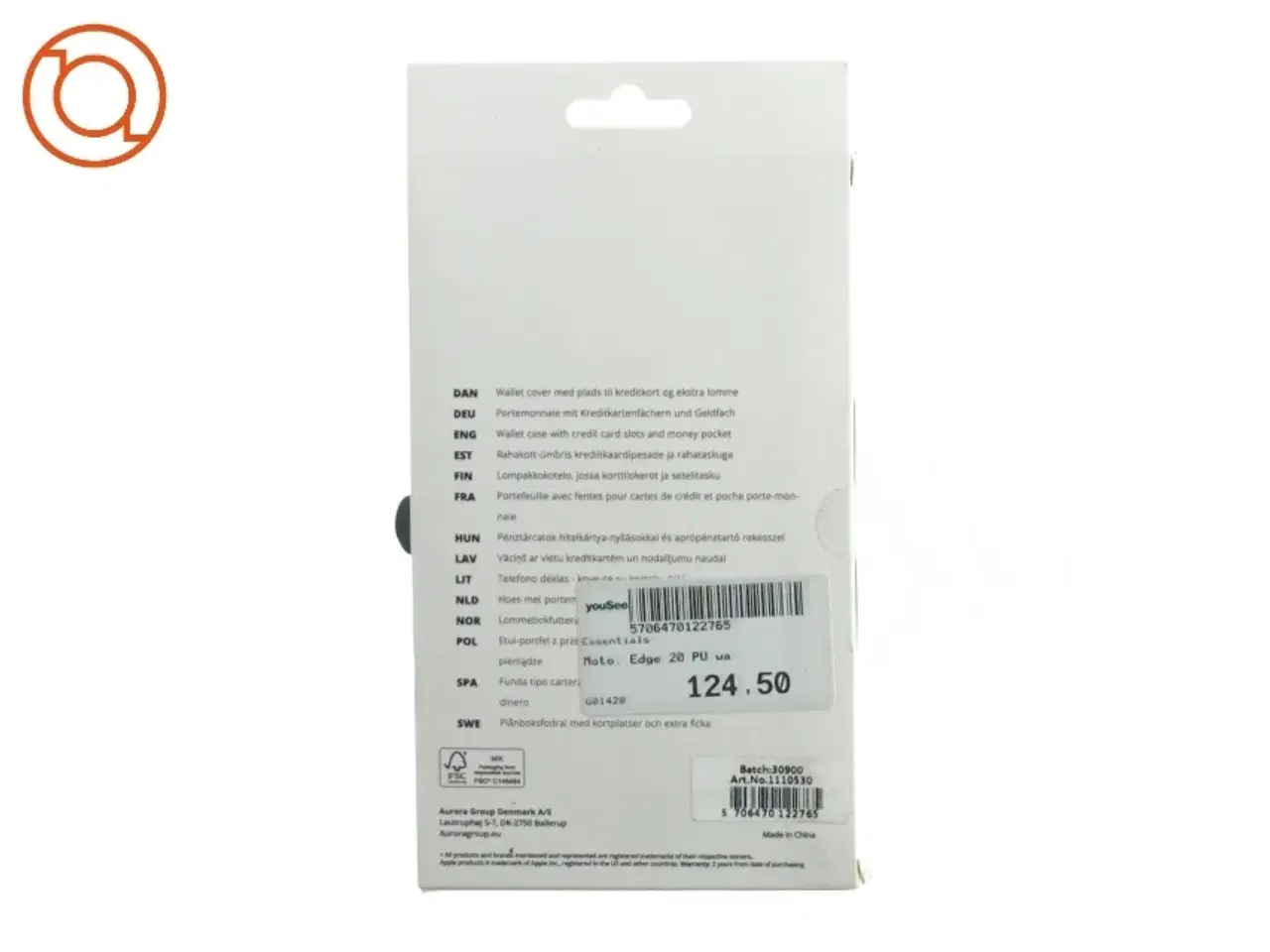 Billede 2 - Mobilcover til motorola edge 20 fra Essentials (str. 18 x 11 cm)