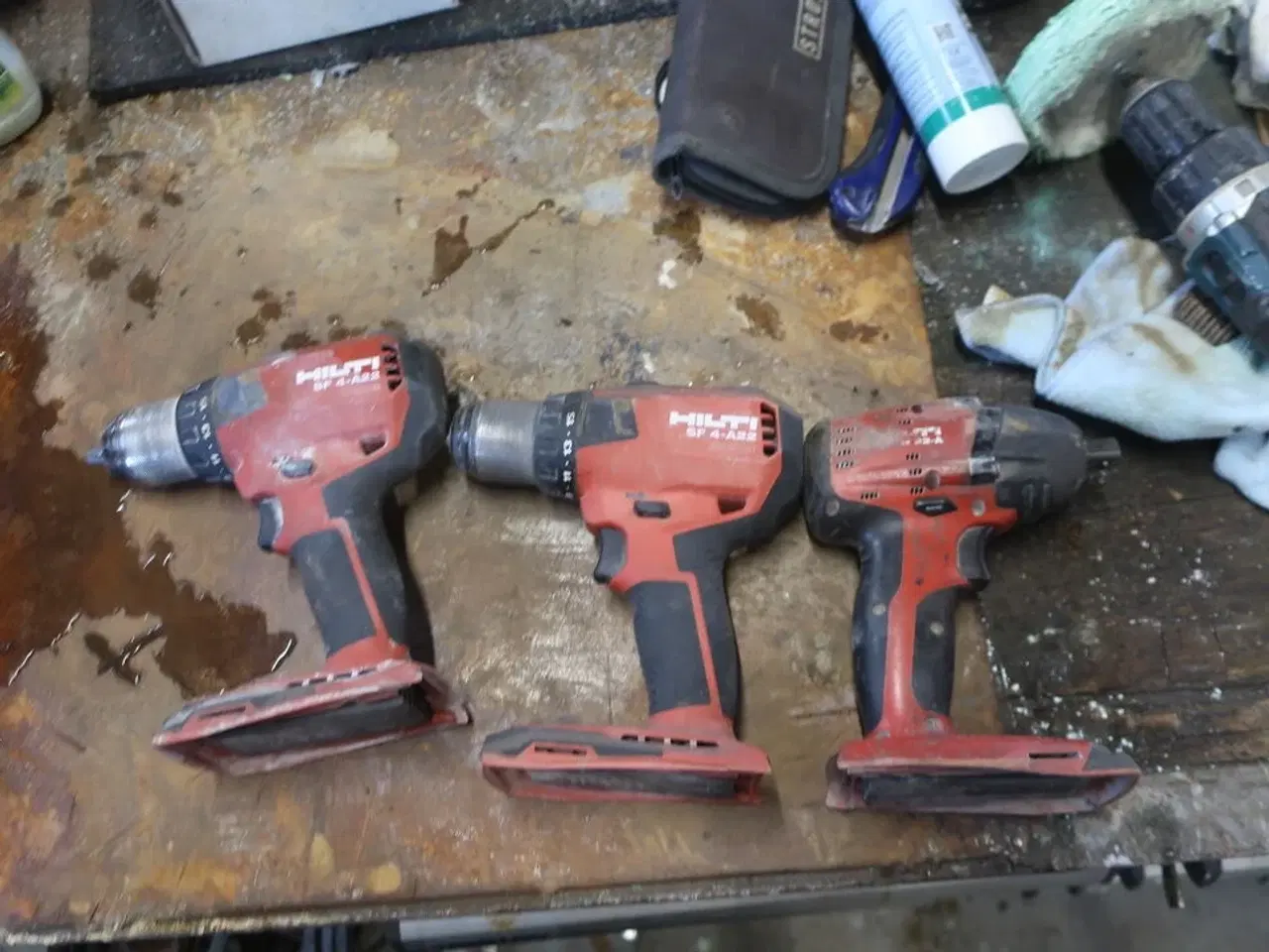 Billede 5 - 3 stk. akku håndværktøj HILTI SF 4-A22