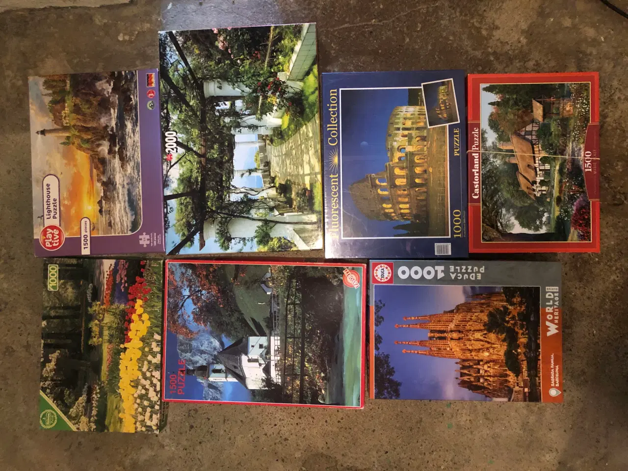 Billede 2 - Puzzle 1000-2000 brikker