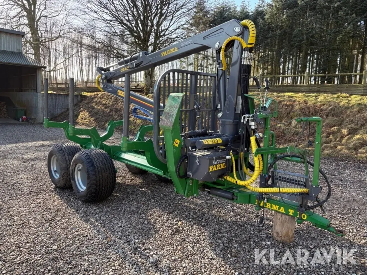 Billede 8 - Skovvogn Farma T 10 G2 med Farma C7,0D G2 kran