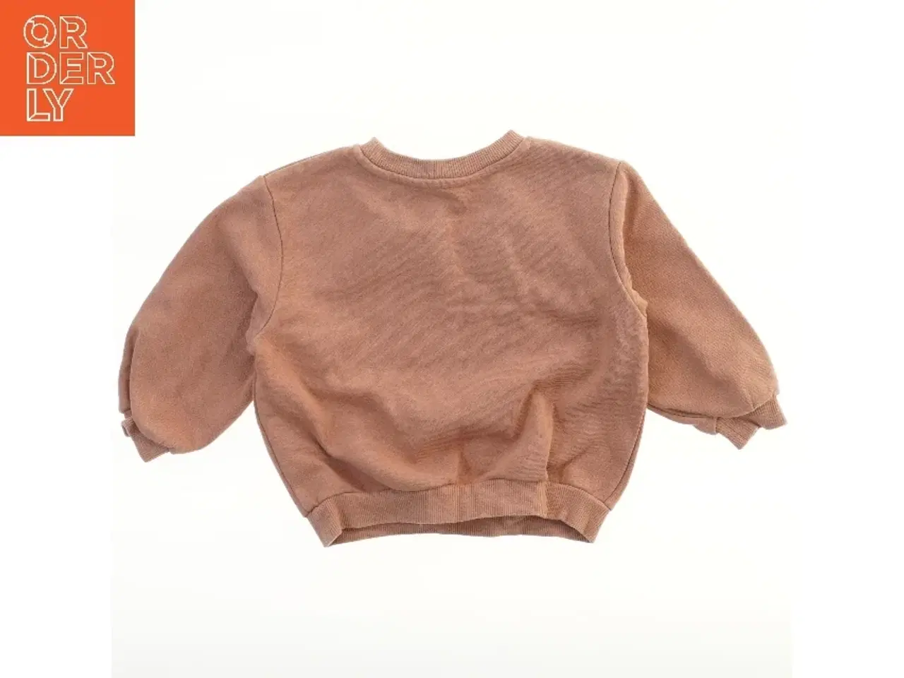 Billede 2 - Brun sweatshirt med pailletter fra H&M (str. 92)