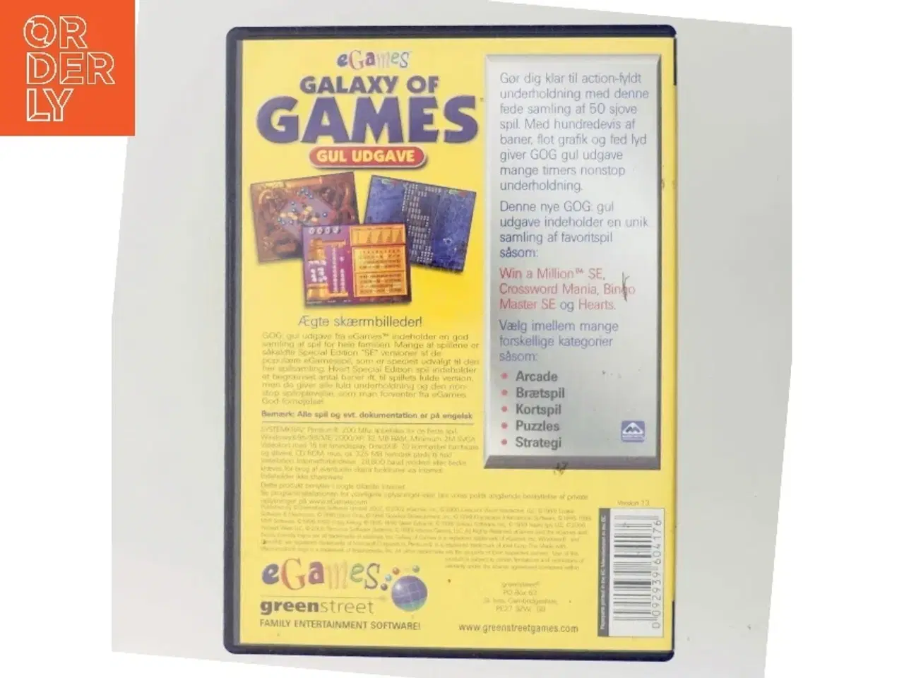 Billede 3 - Galaxy of Games: Gul Udgave (DVD)