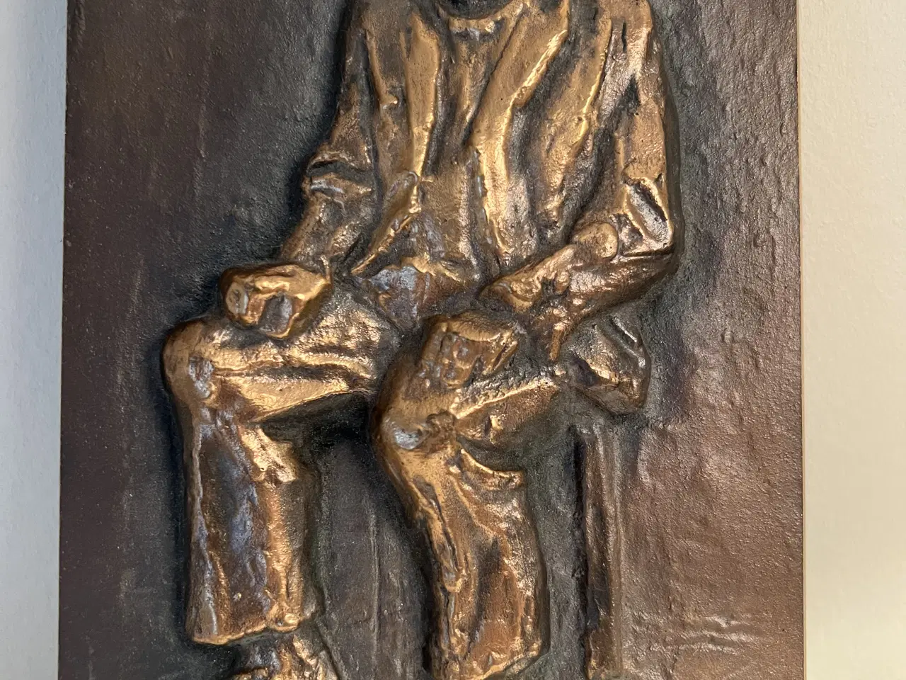 Billede 1 - Smukt bronze relief designet af Bjørn Nordahl 