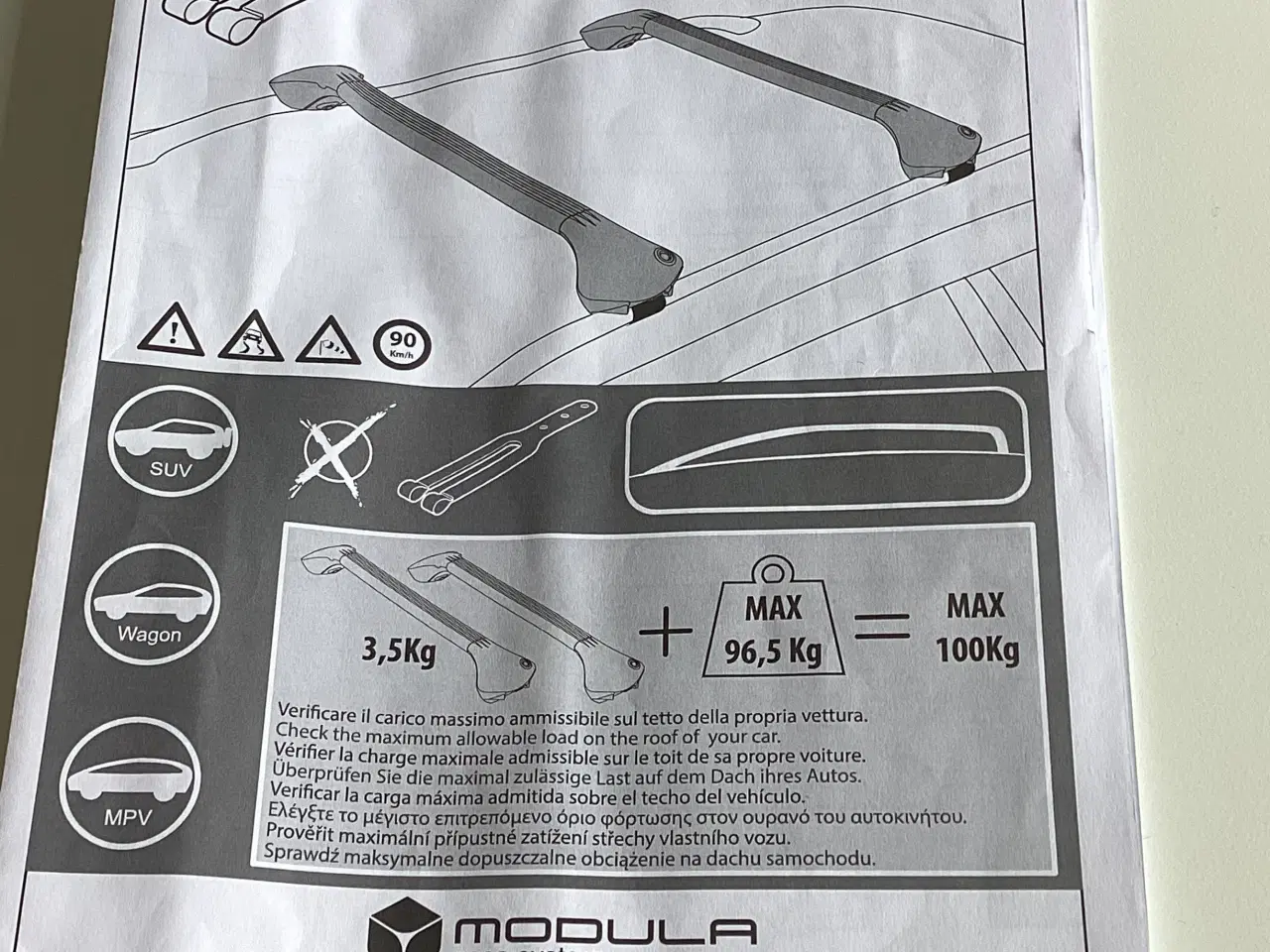 Billede 4 - Tagbøjler Modula Flash tagræling