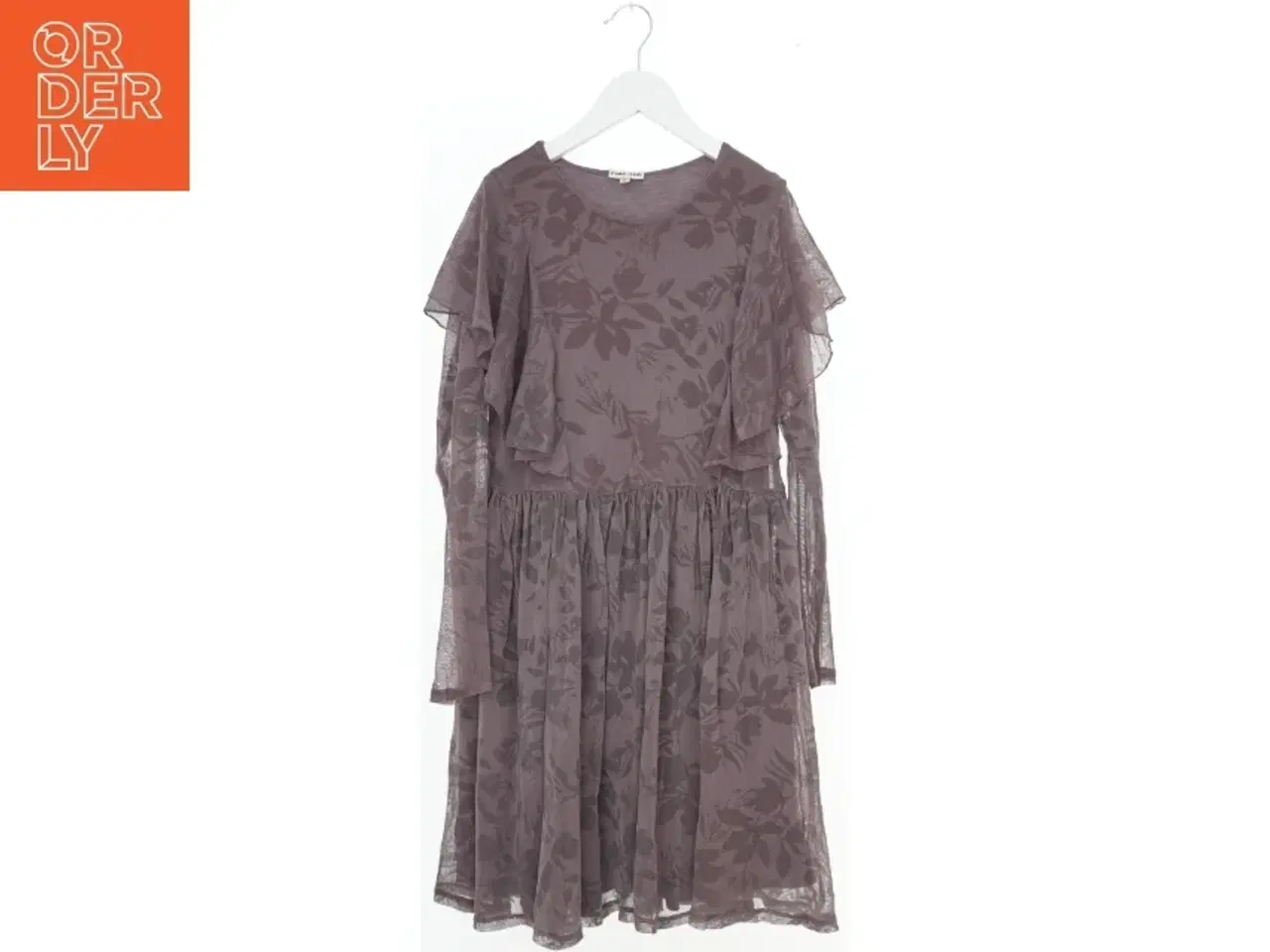 Billede 1 - Langærmet kjole med blomster mønster fra Pomp de Lux (str. 152)