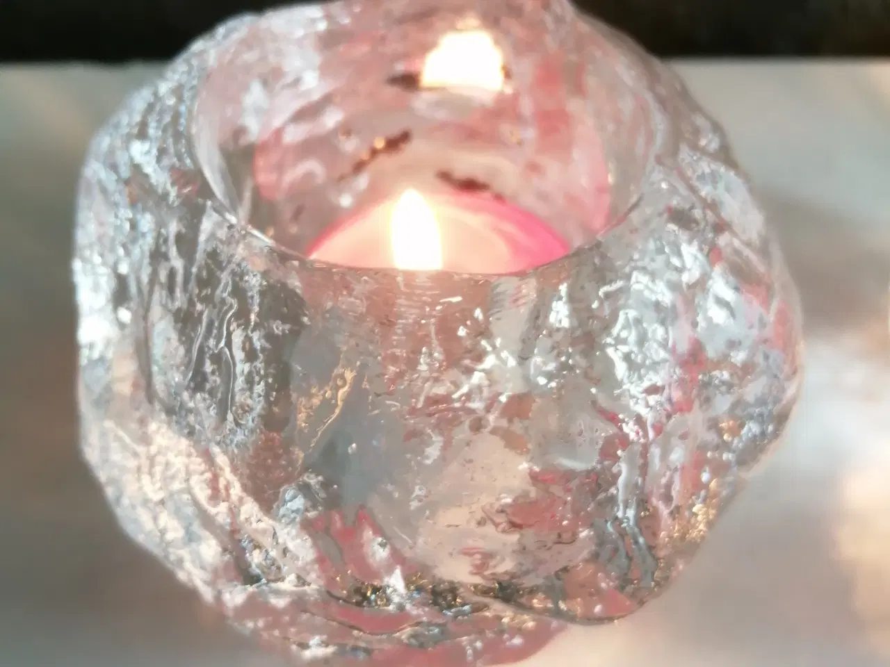 Billede 2 - Kosta Boda Snebolde - Fyrfadsstager