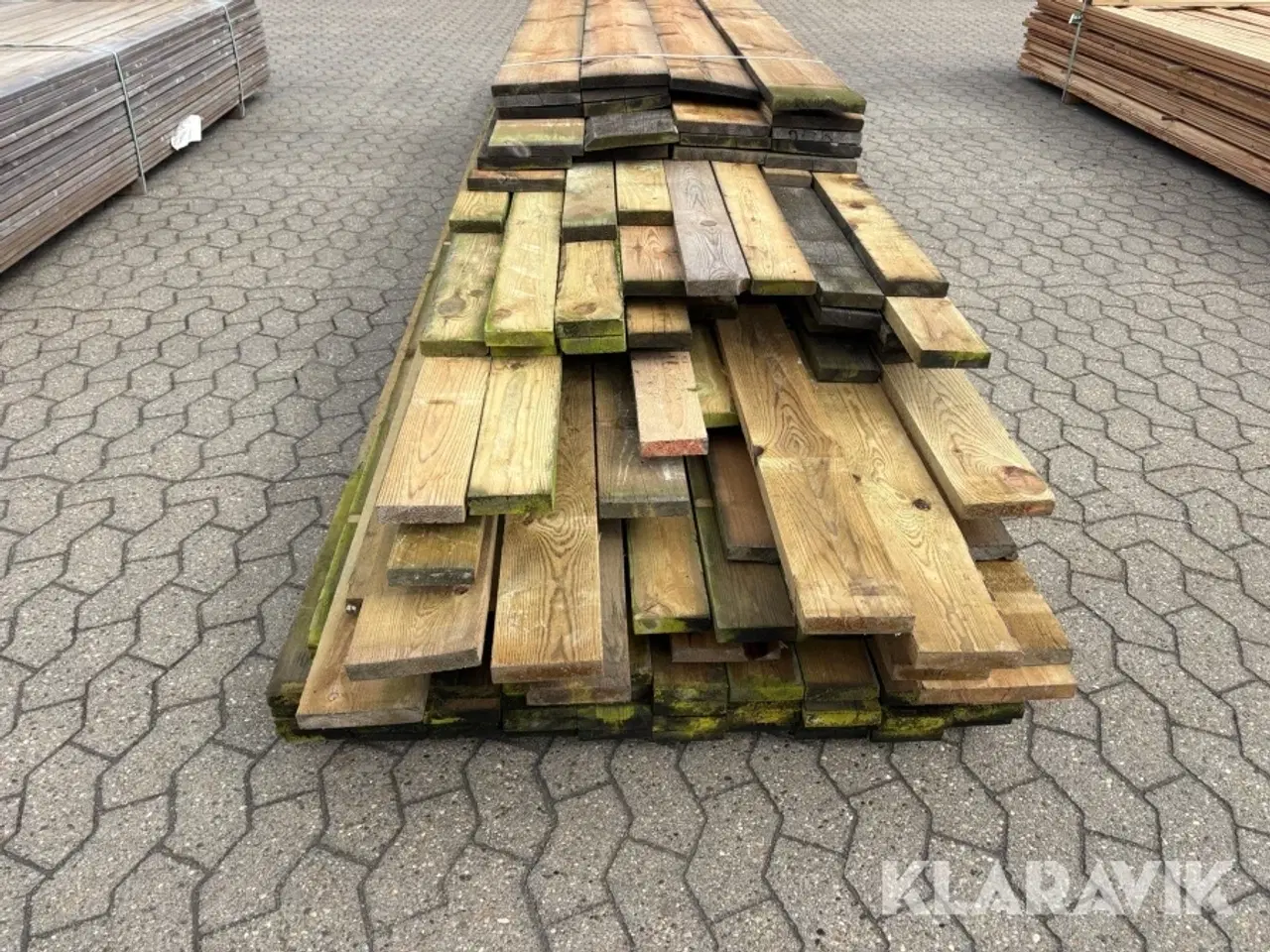 Billede 5 - Blandet lot Trykempraneret træ