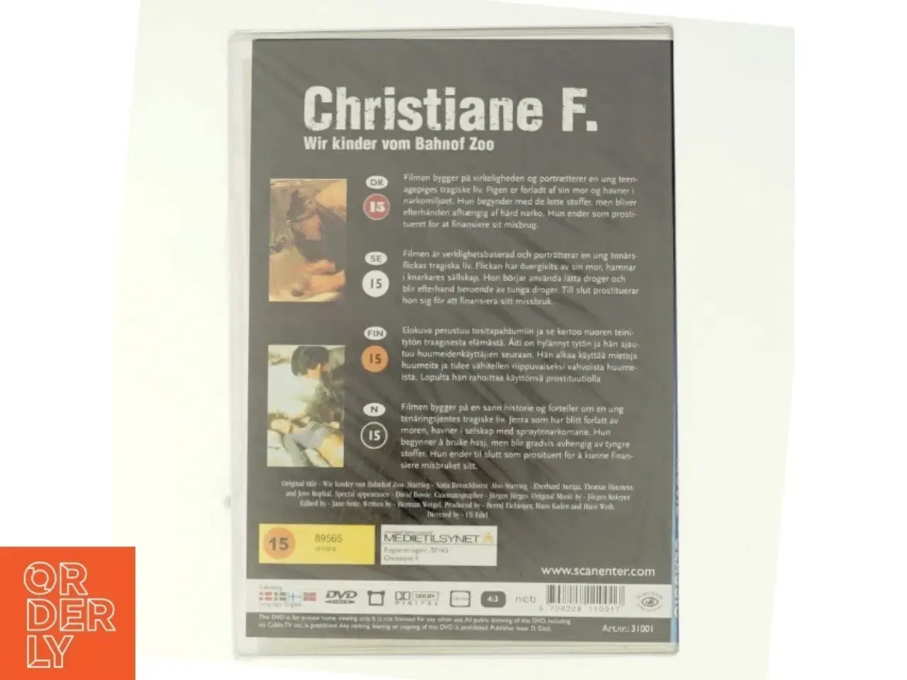 Billede 3 - CHRISTIANE F. Wir Kinder Vom Bahnhof Zoo * Natja Brunckhorst, David Bowie * REGIE: Uli Edel