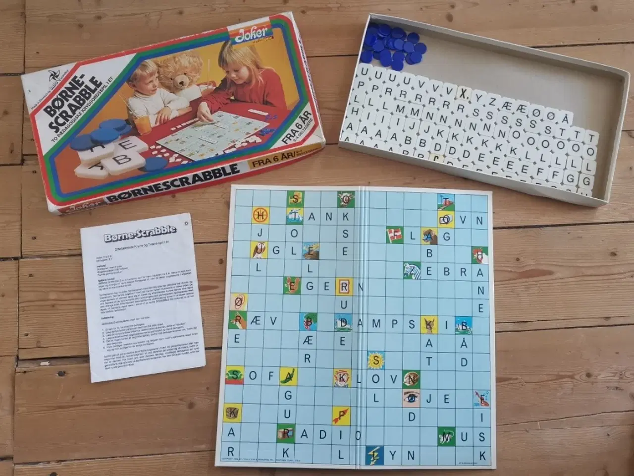 Billede 1 - Børne Scrabble Brætspil