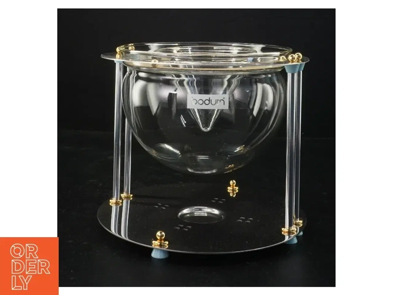 Billede 1 - Bodum glas servering skål med stativ fra Bodum (str. Diameter, 20 cm h 18 cm)