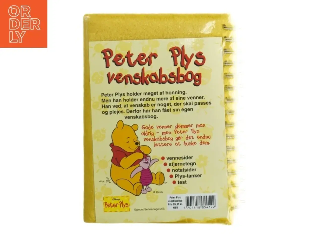 Billede 2 - Peter Plys venskabsbog fra Disney (str. 22 x. 17 cm)