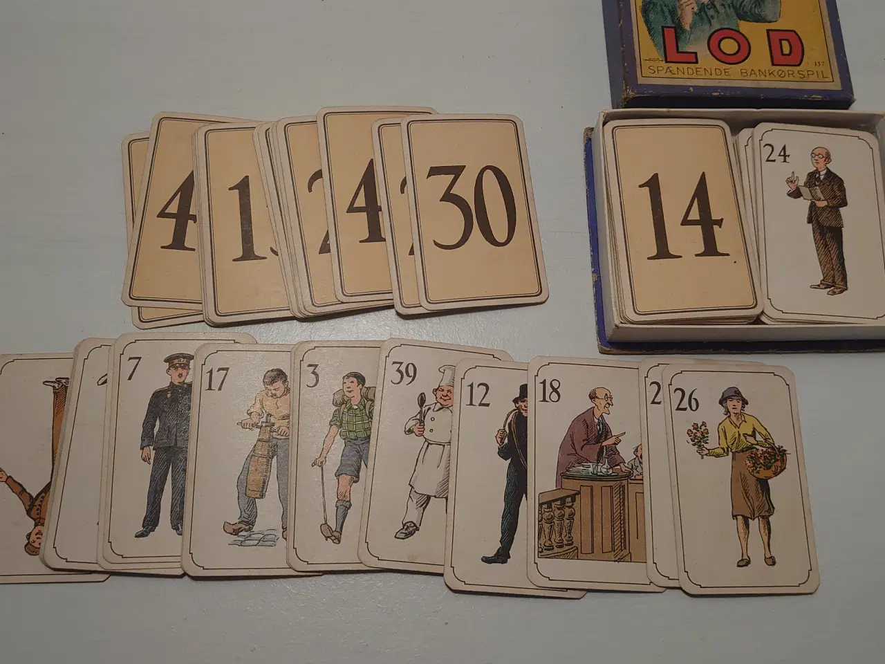Billede 3 - Det store Lod. Komplet spil fra CES nr 137.Ca 1940