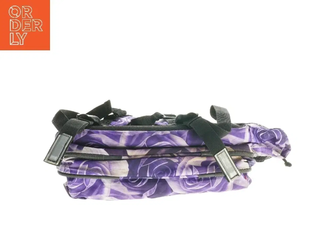 Billede 3 - Purple Rose SURVIVOR Lilla Jeva rygsæk med blomsterprint (str. 40 x 36 cm)