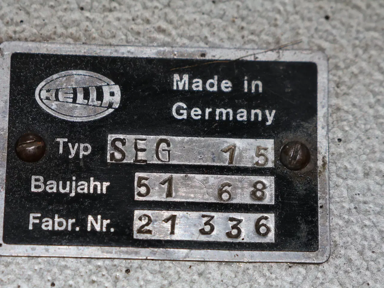 Billede 4 - Hella model SEG15 + Hella lamper