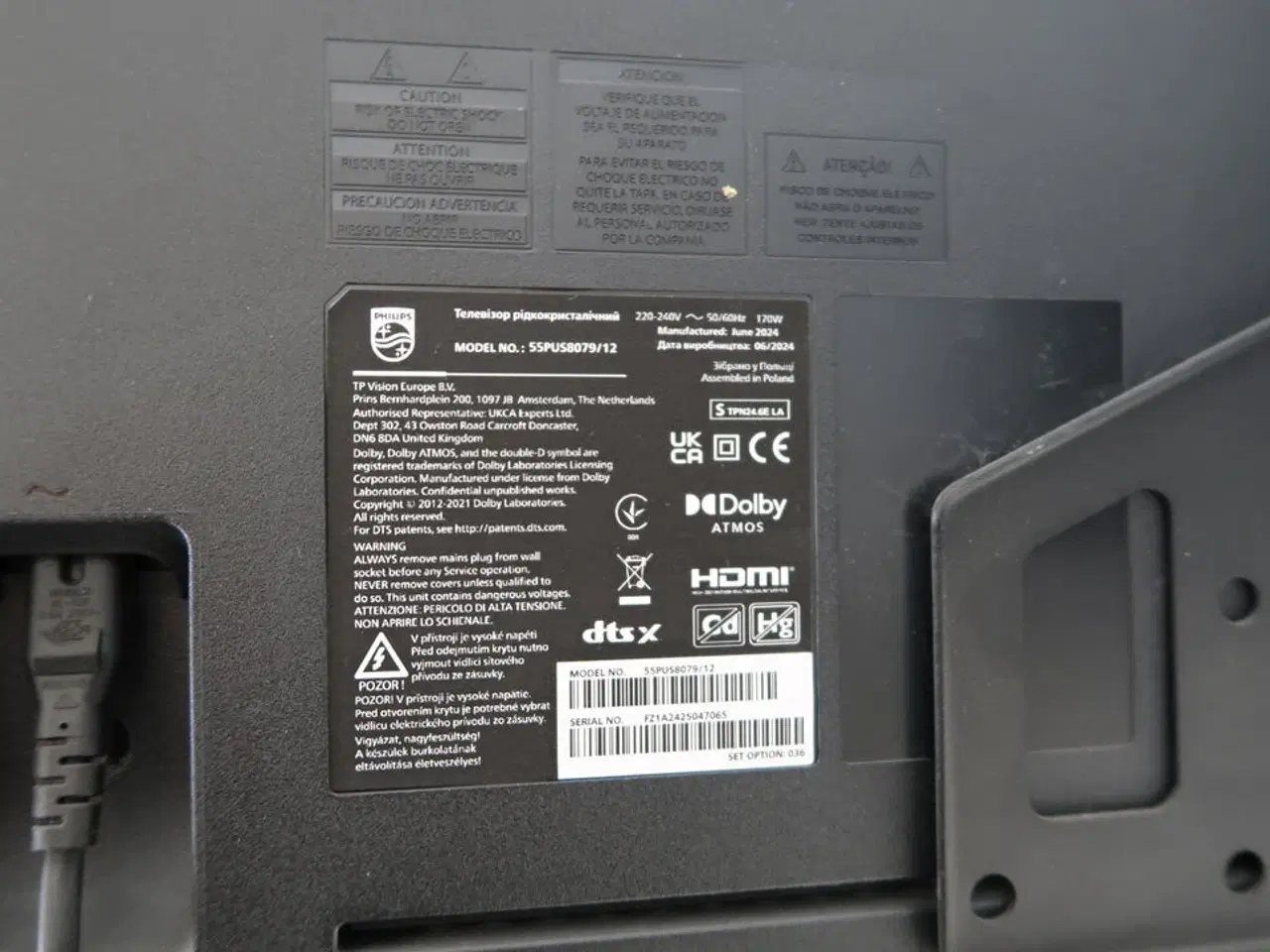 Billede 4 - Fjernsyn PHILIPS 55PUS8079/12 med fjernbetjening