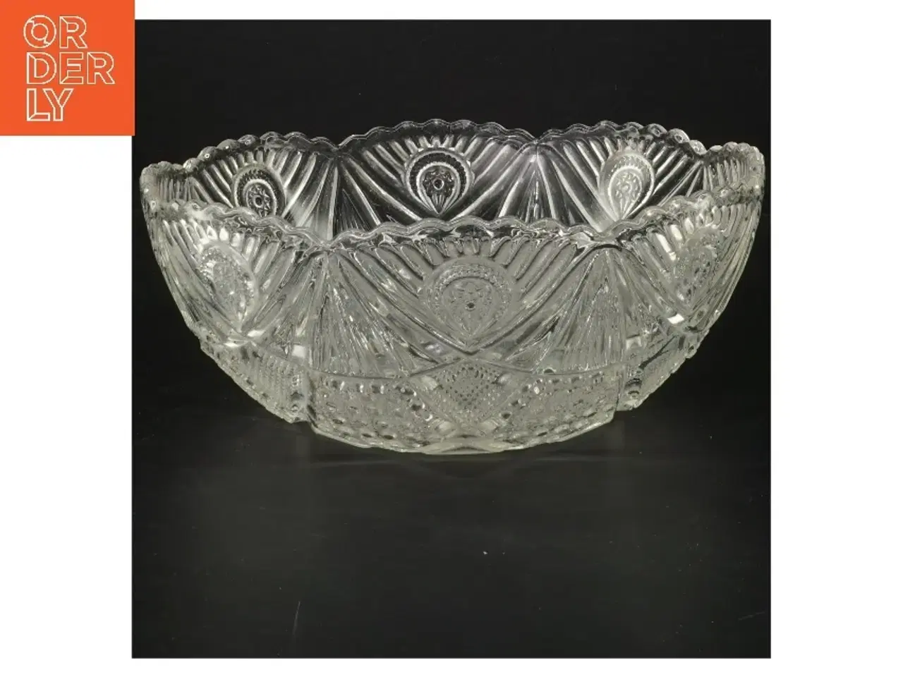Billede 1 - Smuk Glasskål (str. Ø 22,5 cm)