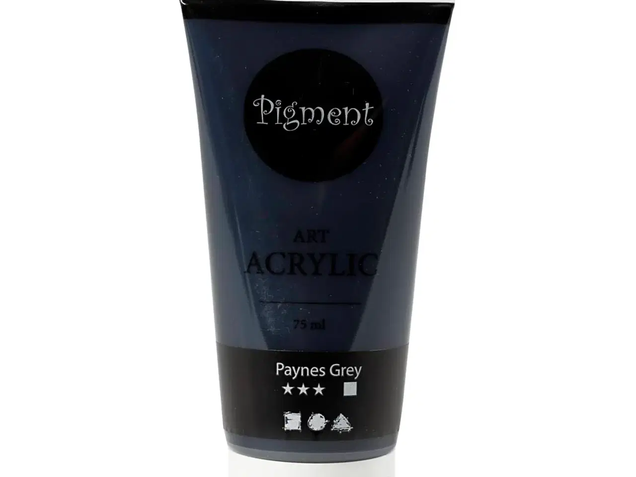 Billede 1 - Art Akrylmaling, halvblank, transparent, paynes grey, 75ml/ 1 fl.