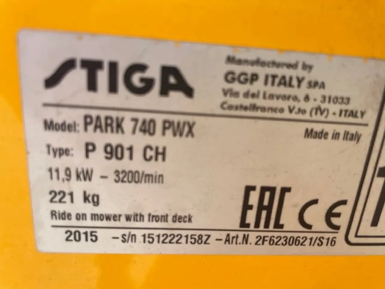 Billede 4 - Stiga Park 740 PWX