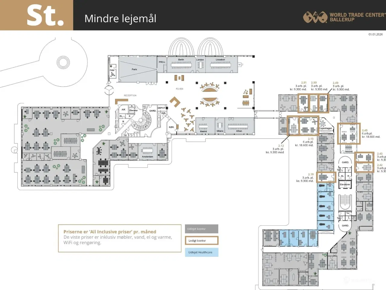 Billede 11 - Fleksible kontorlejemål i internationalt miljø