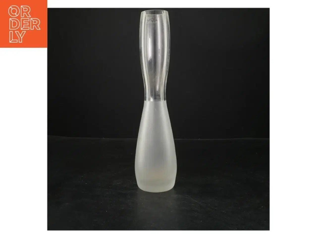 Billede 1 - Glasvase (str. 30x6 cm)