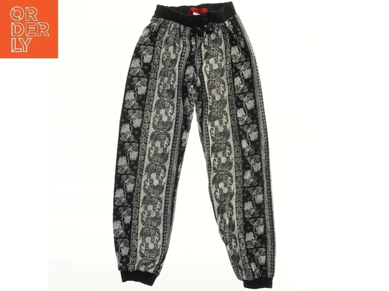 Billede 1 - Bukser med elefantmønster (str. 140)