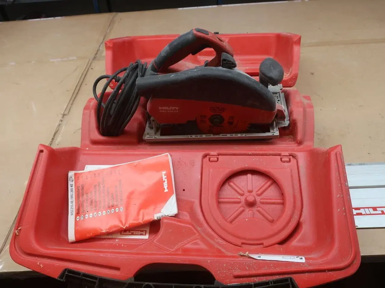 Billede 2 - Dyksav HILTI WSC 255-KE med skinne