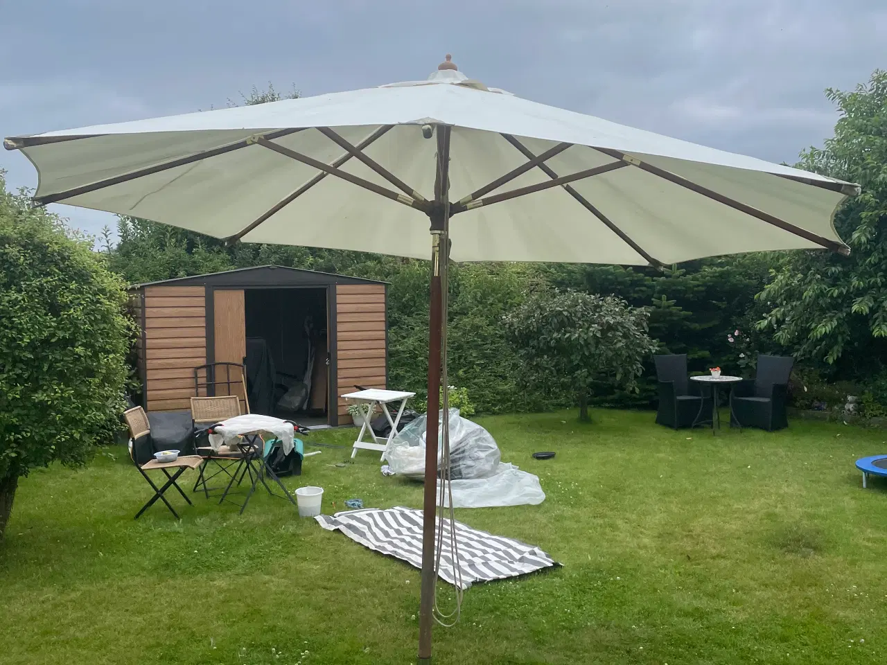 Billede 4 - Stor flot "Hoffmann" parasol