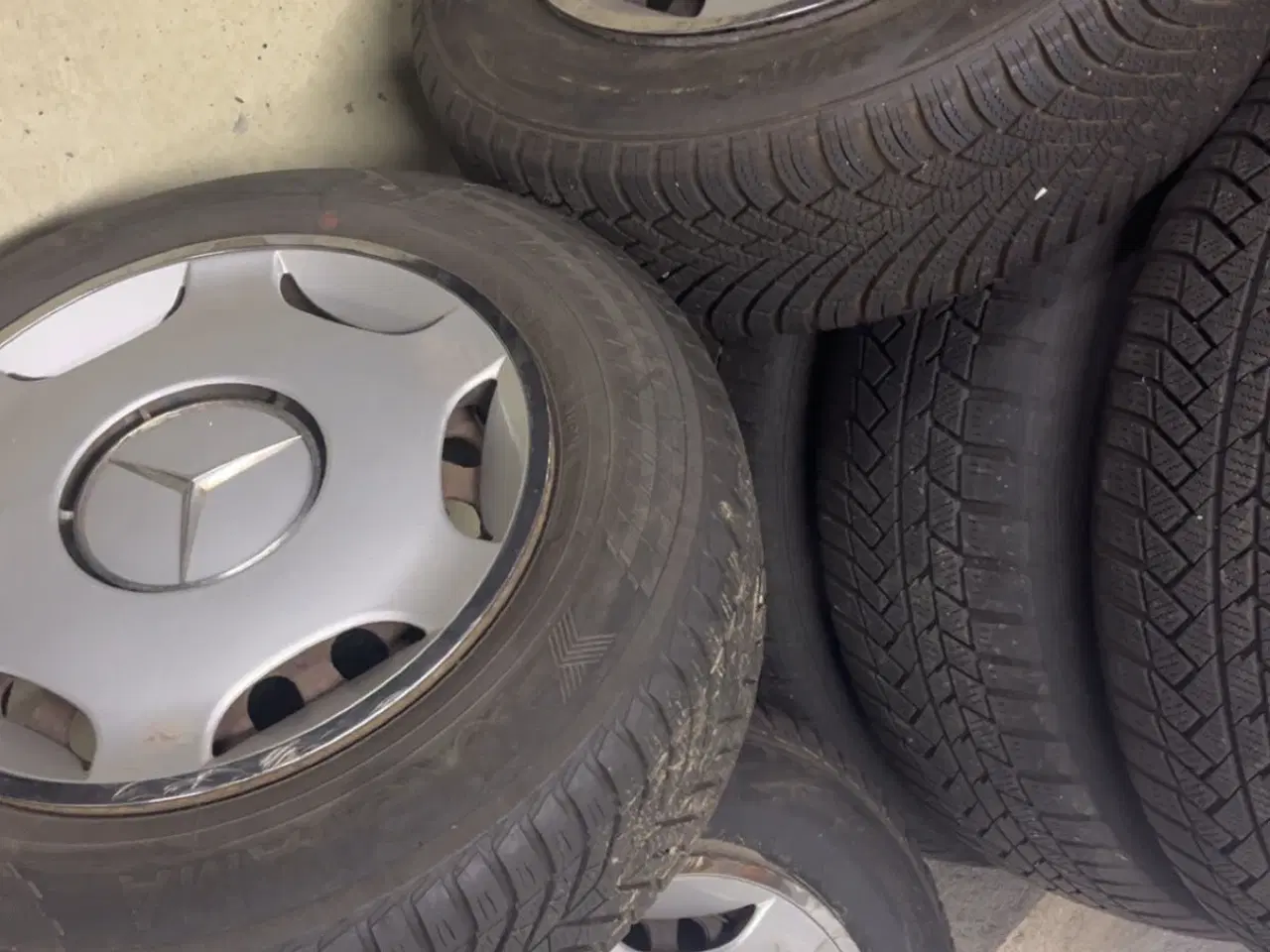 Billede 2 - Mercedes W124 Originale Vinterhjul