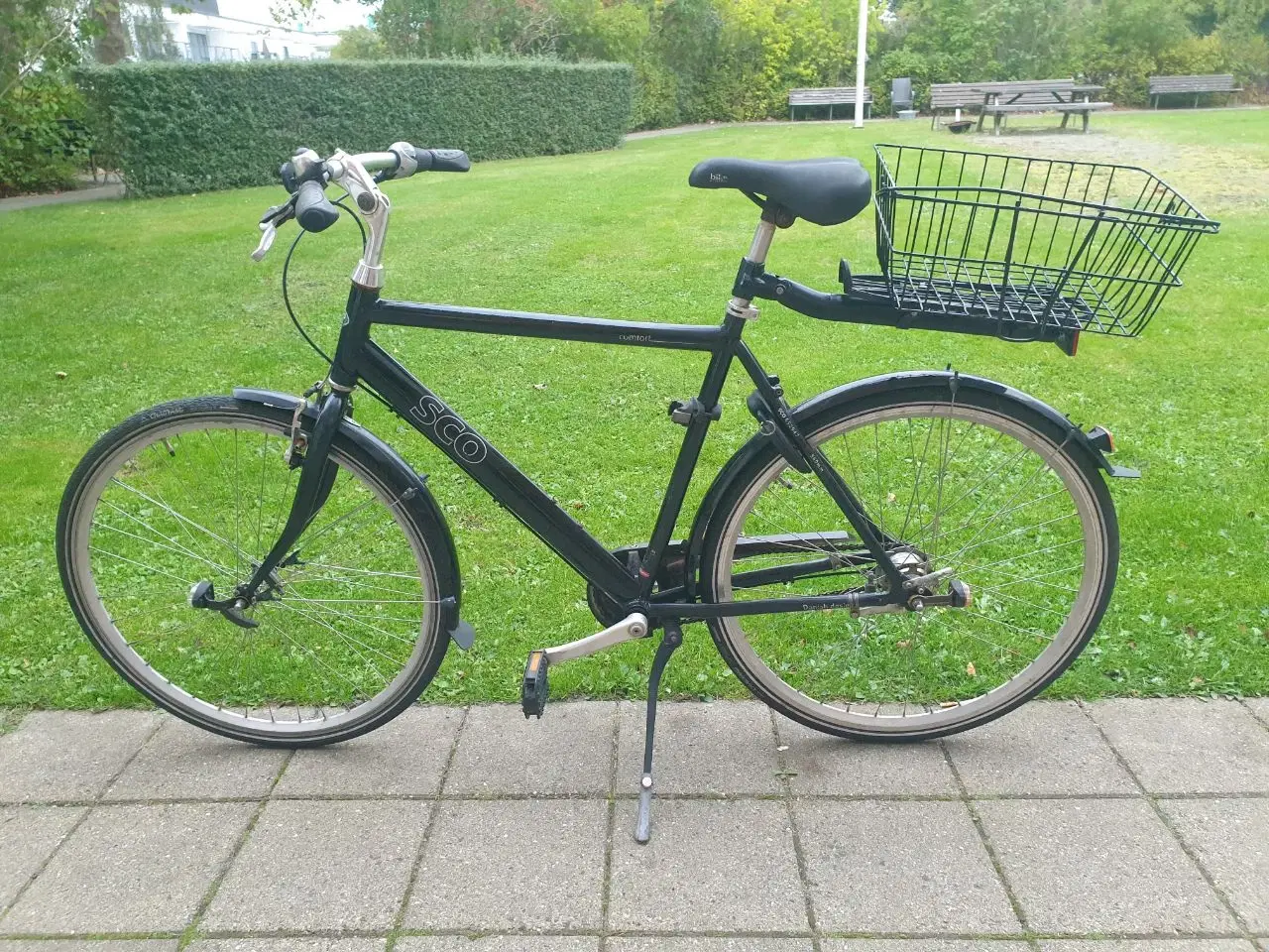Billede 17 - SCO herrecykel med kurv, 7 gear, stel 56 cm