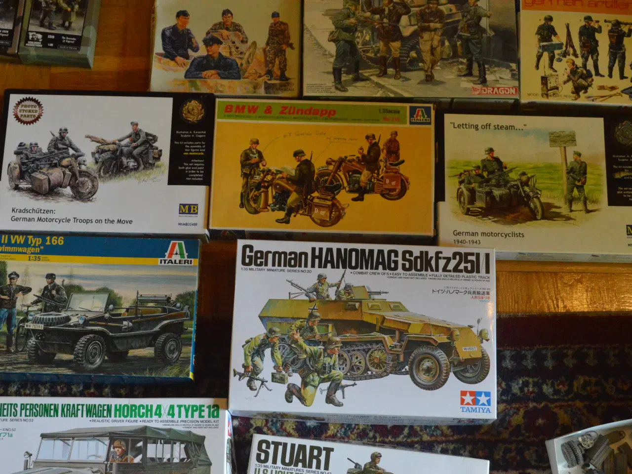 Billede 6 - Stor samling af modelbyggesæt fra 2. verdenskrig