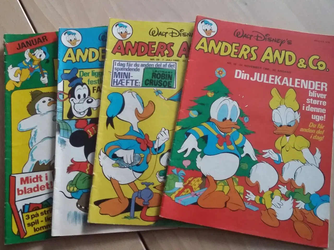 Billede 1 - Anders And blade 1980 4stk