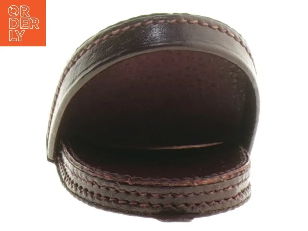 Billede 3 - Læder møntpung (str. 6,5x6,5 cm)