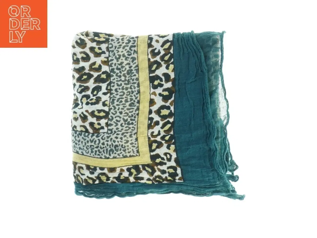 Billede 1 - Leopardprint tørklæde (str. 175 x 110 cm)