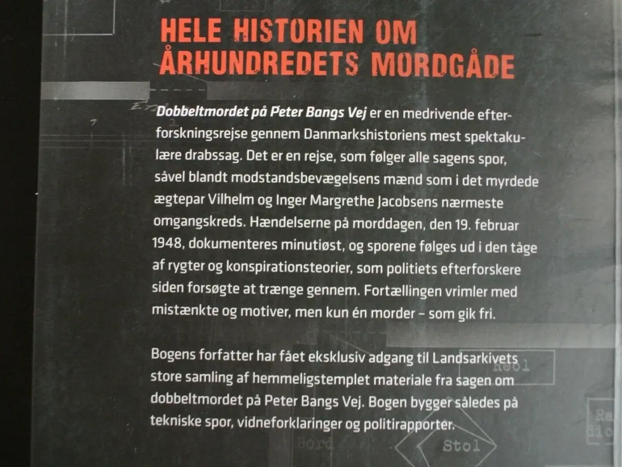 Billede 3 - dobbeltmordet på peter bangs vej, af peer kaae, em