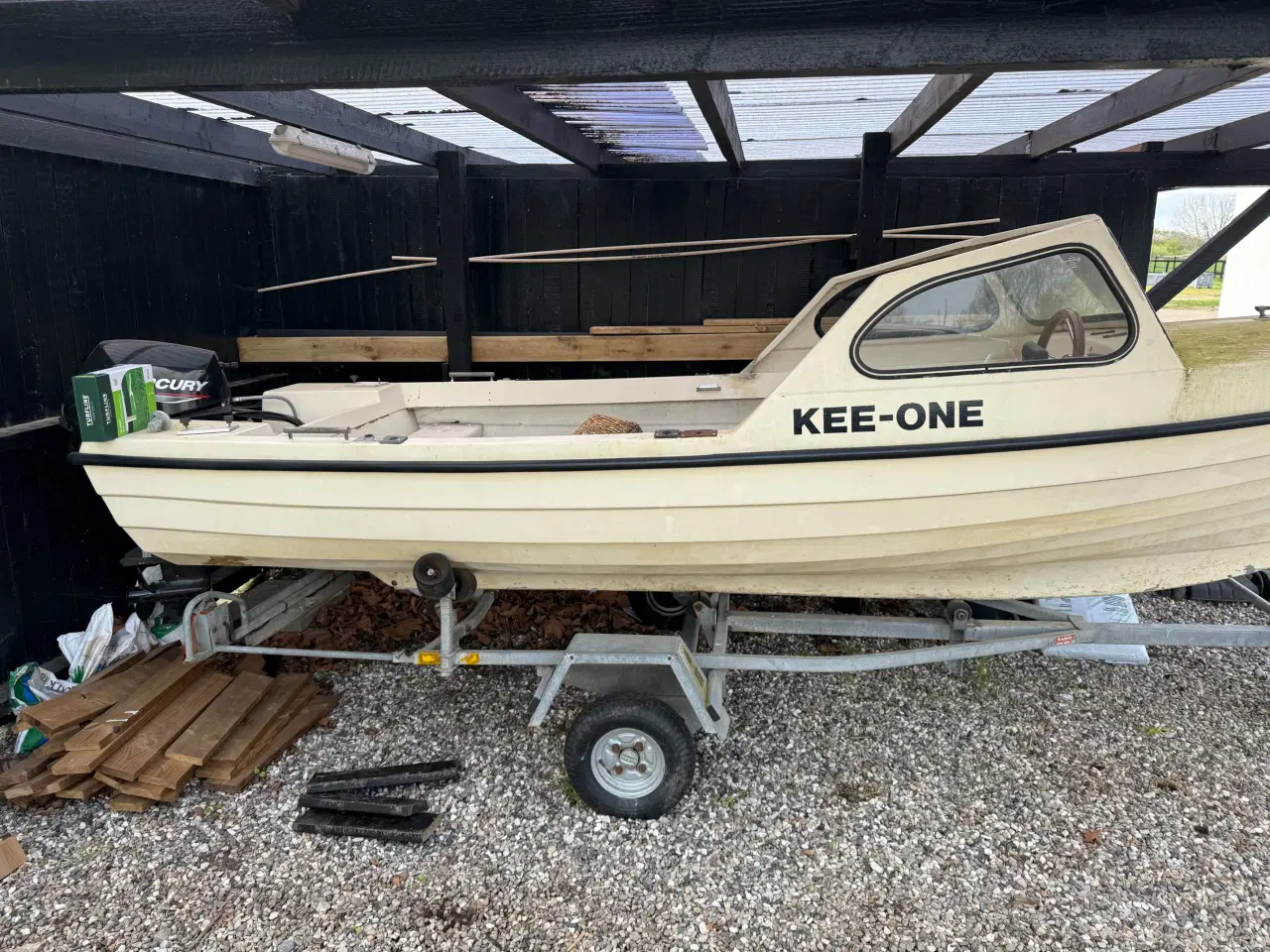 Billede 1 - Nordeck styrepultbåd med trailer og nyere motor