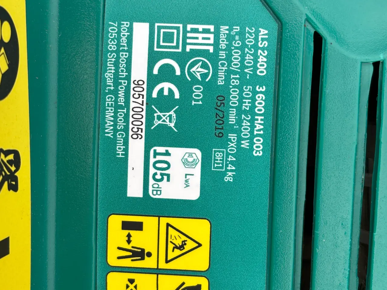Billede 3 - Bosch ALS 2400 el løvsuger/løvblæser 2400W