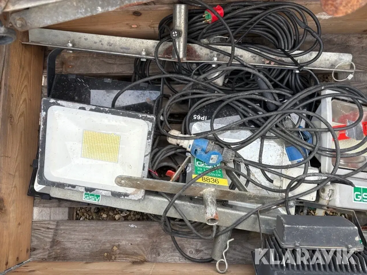 Billede 7 - Byggeplads belysning 4 paller