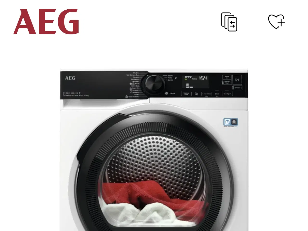 Billede 1 - AEG 9000-serien tørretumbler (HELT NY)