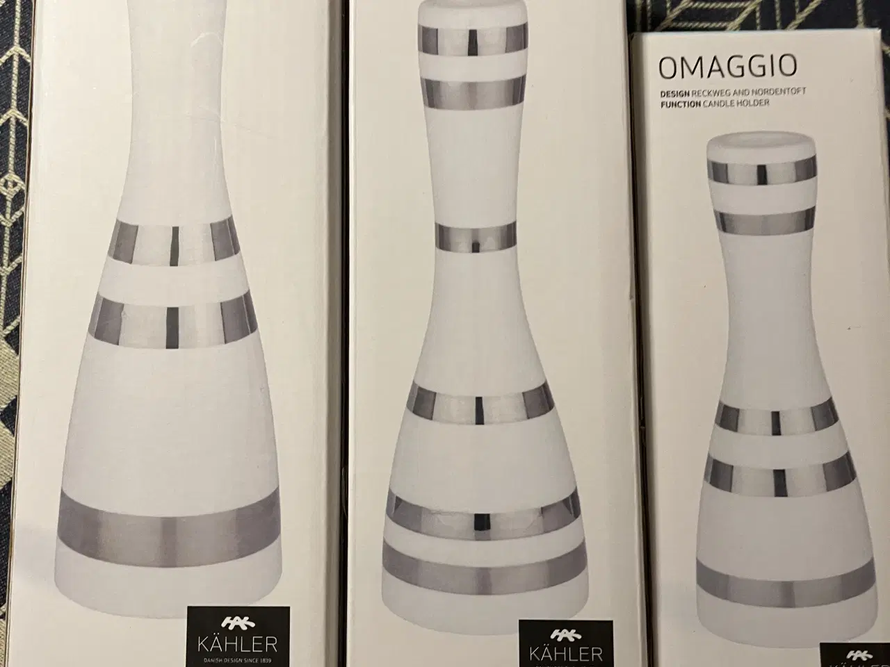 Billede 1 - 3 kahler lysestager