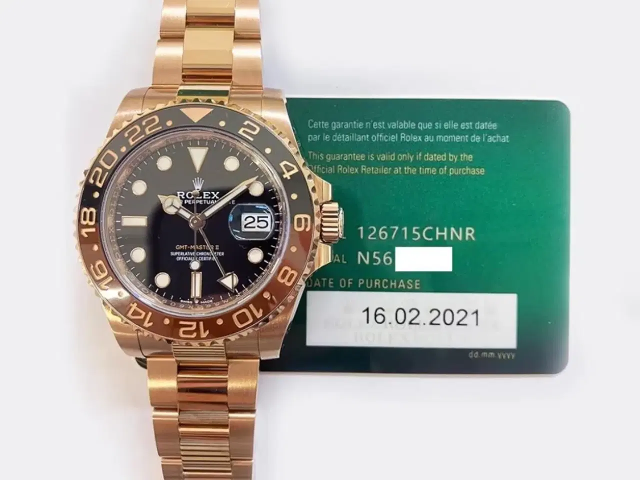 Billede 1 - Rolex GMT-Master II 126715CHNR “Root Beer” – 2021 