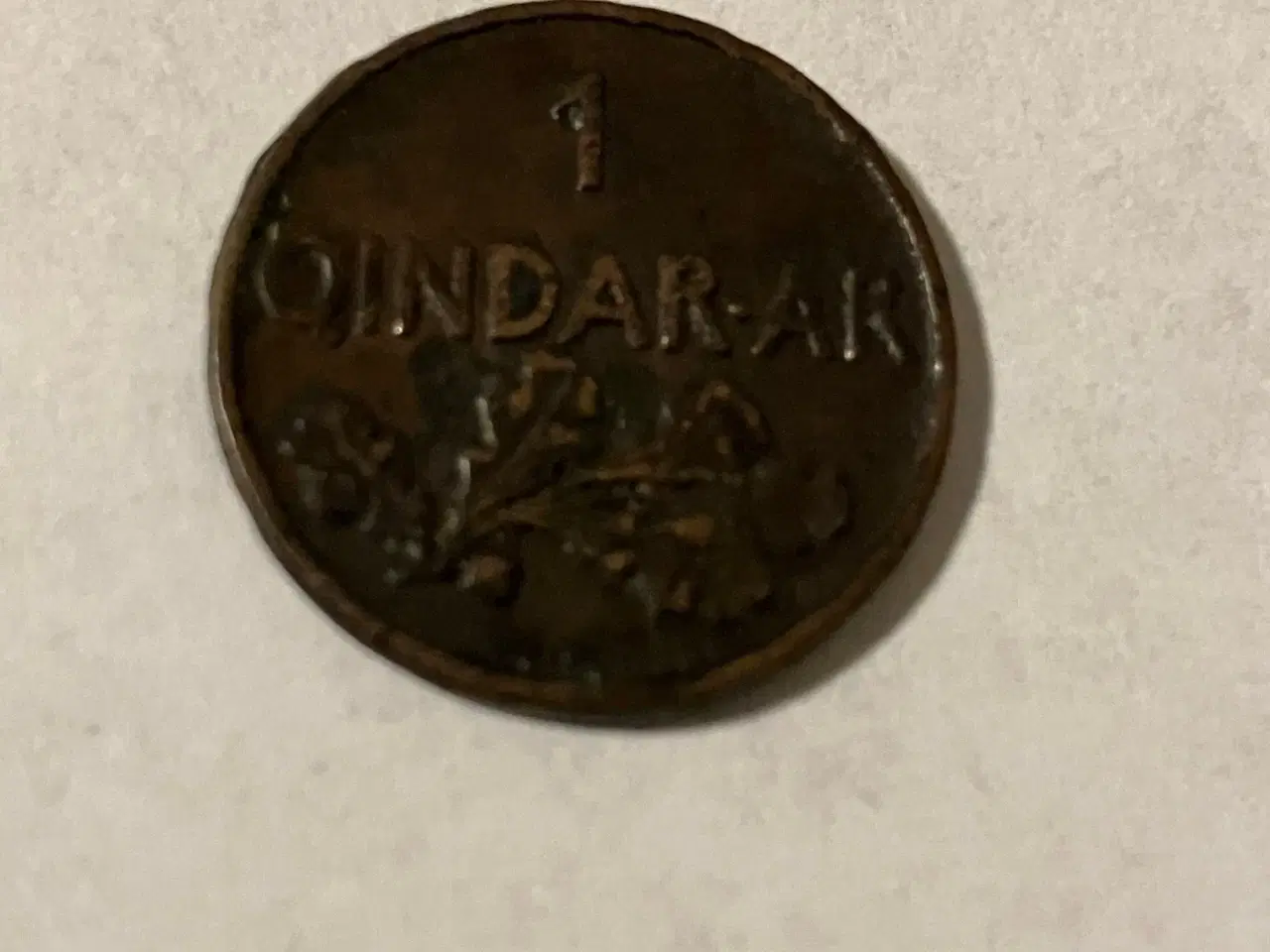 Billede 1 - 1 Qindar Ar 1935 Albania - Bad condition